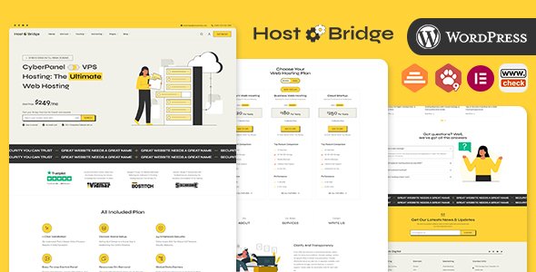 HostBridge – WHMCS Hosting & DevOps Agency WordPress Theme