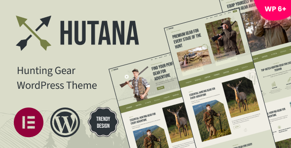 Hutana – Hunting Gear WordPress Theme