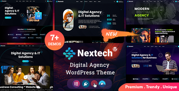 Nextech – Creative Agency & Portfolio WordPress Theme