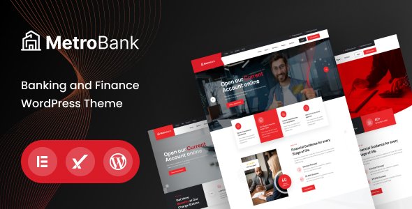 Metrobank – Banking & Finance WordPress Theme