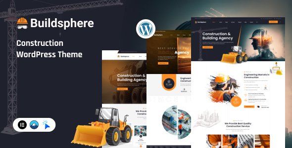 Buildsphere – Construction & Building Agency WordPress Theme