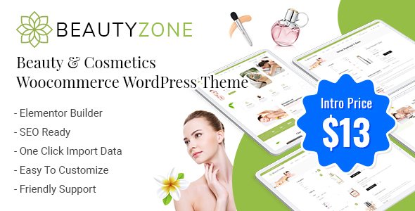 BeautyZone – Beauty & Cosmetics  Woocommerce WordPress Theme